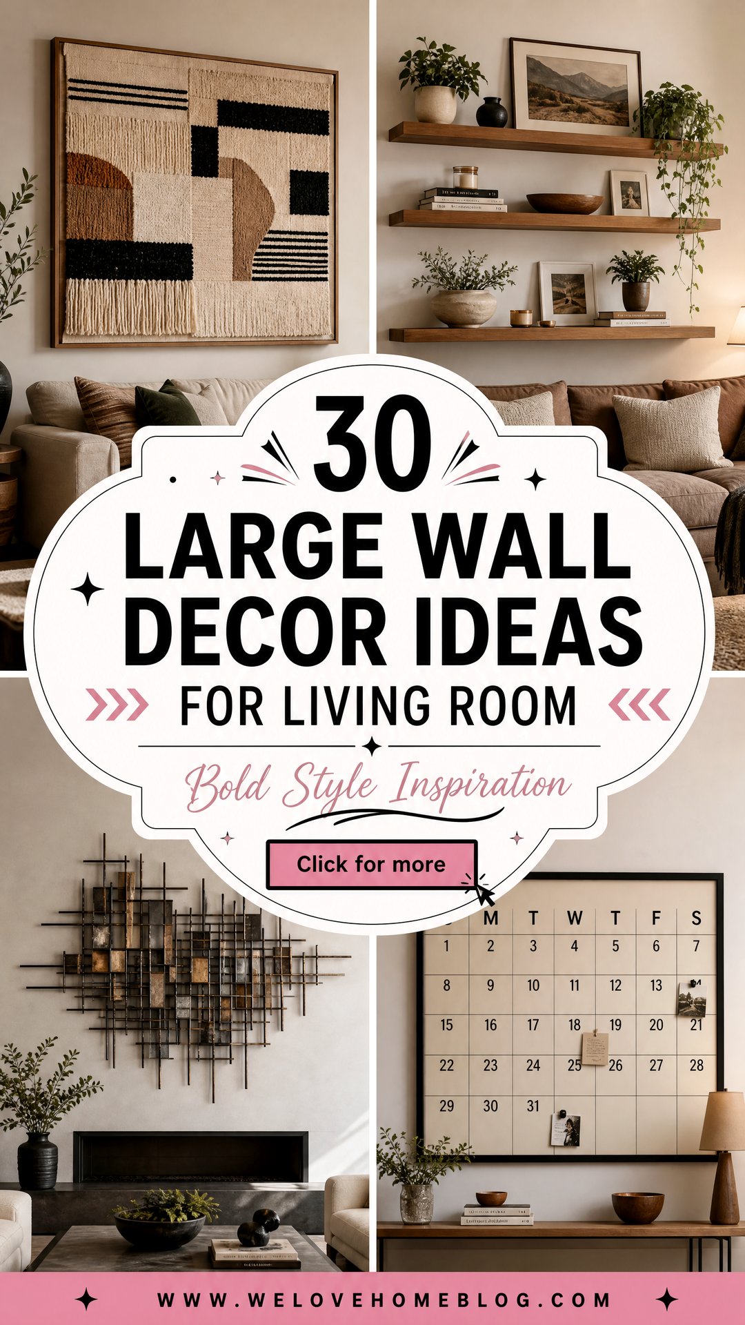30 Large Wall Decor Ideas for Living Room Inspiration - 30 Large Wall Decor Ideas for Living Room Inspiration
