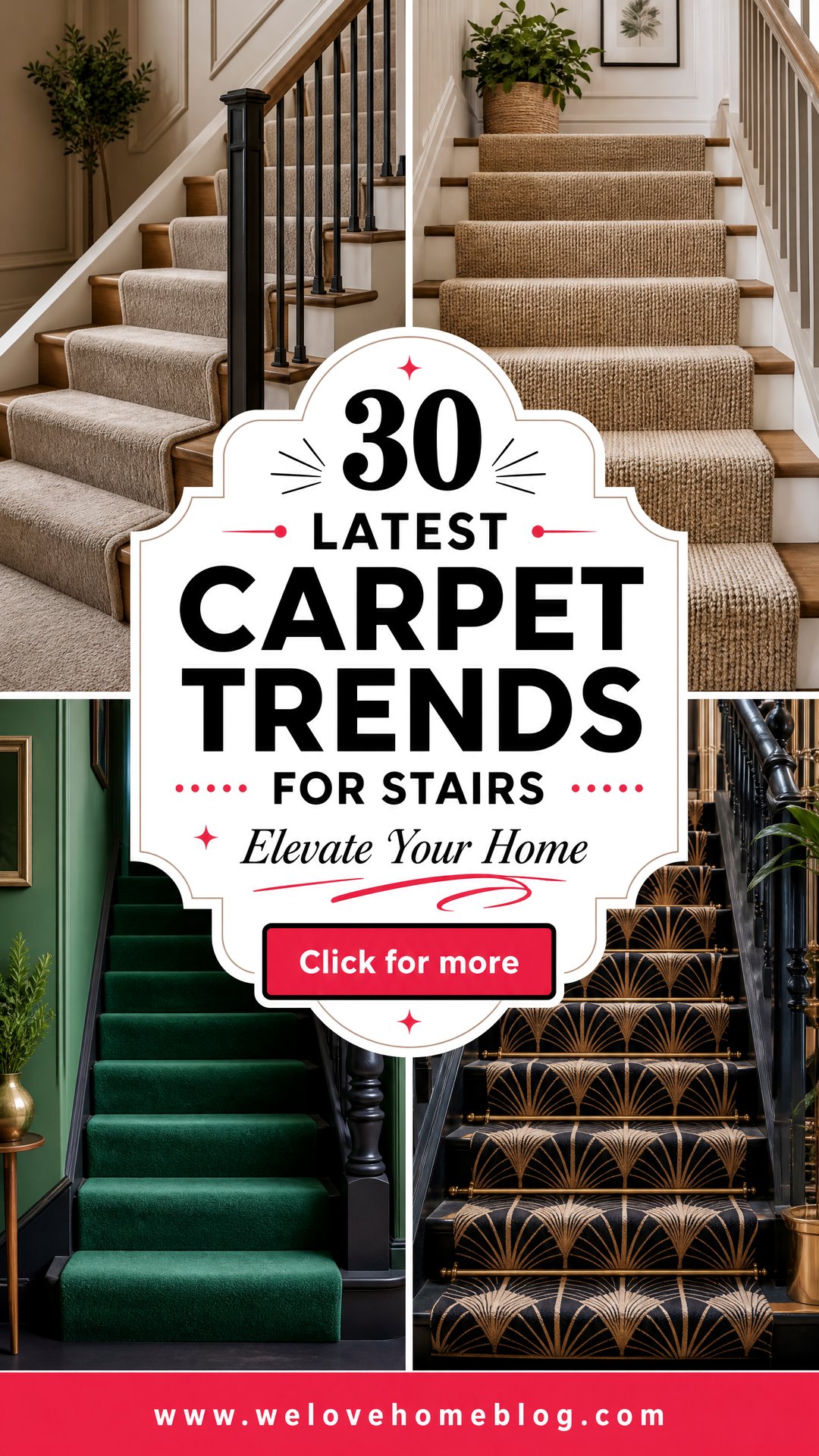 30 Latest Carpet Trends for Stairs to Elevate Your Home - 30 Latest Carpet Trends for Stairs to Elevate Your Home