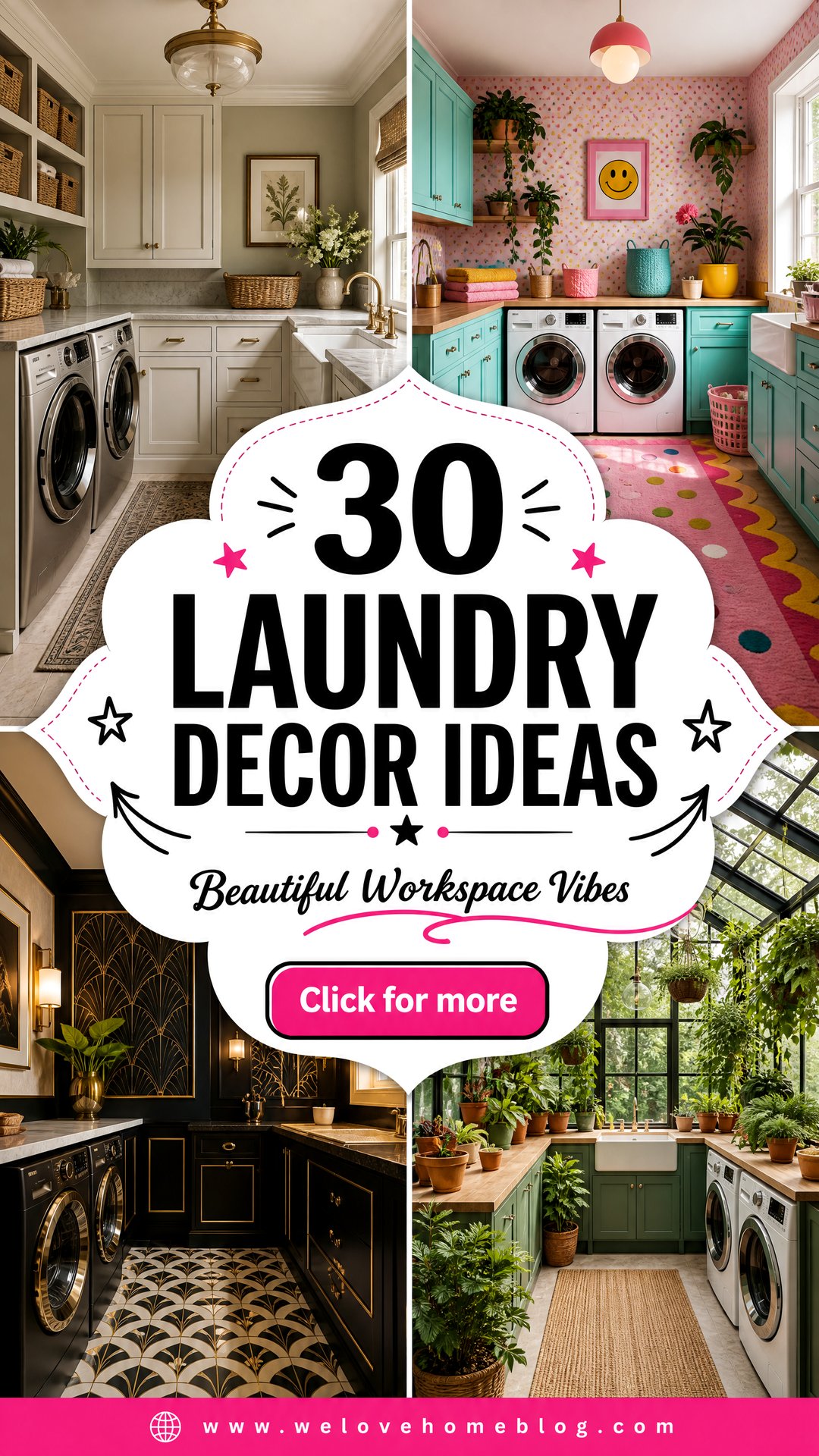 30 Laundry Decor Ideas for a More Beautiful Workspace - 30 Laundry Decor Ideas for a More Beautiful Workspace
