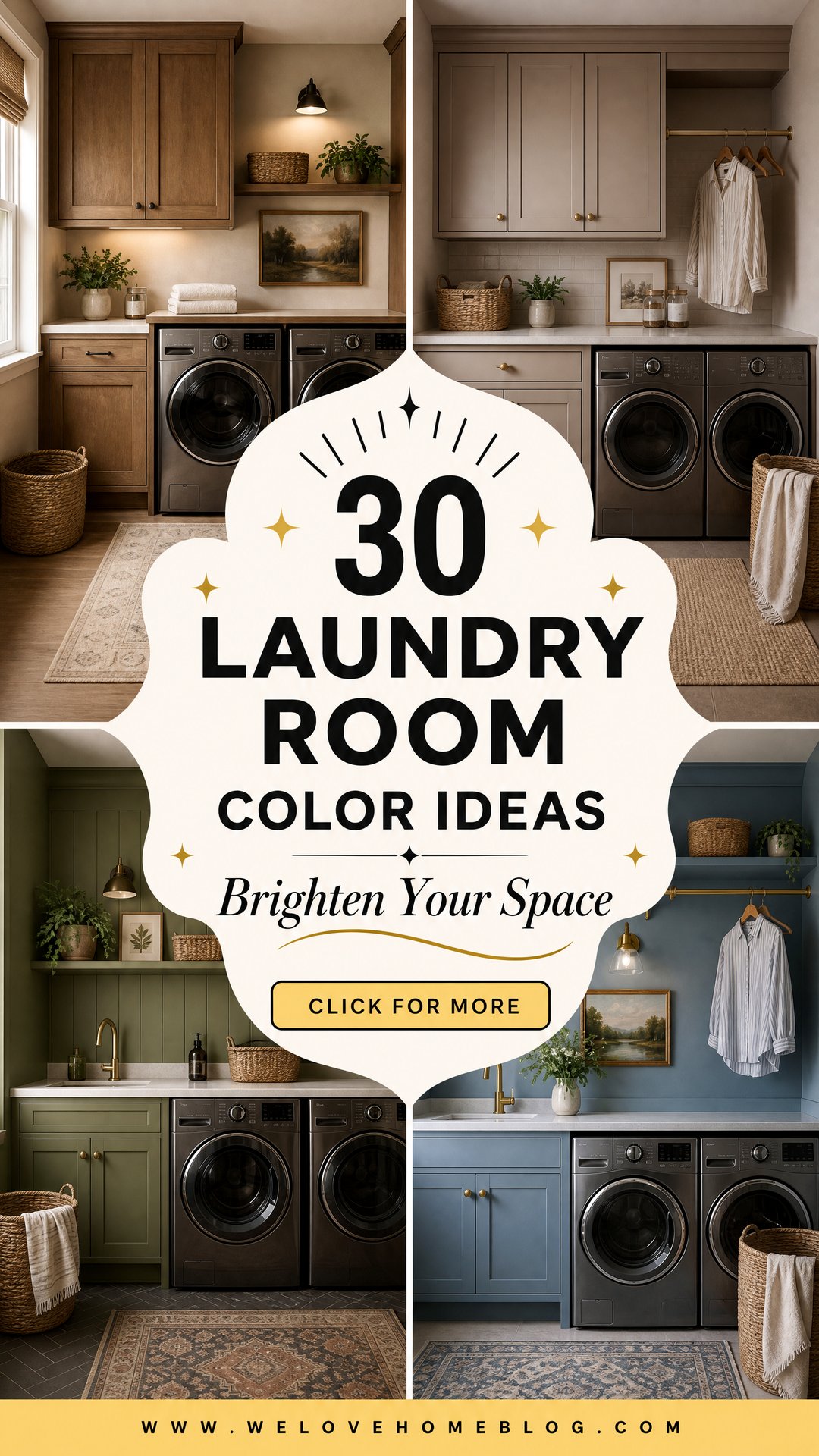 30 Laundry Room Color Ideas to Brighten Your Space - 30 Laundry Room Color Ideas to Brighten Your Space
