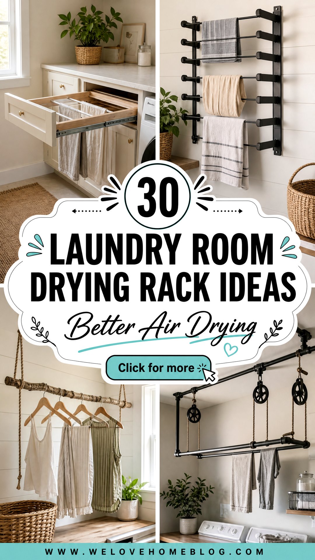 30 Laundry Room Drying Rack Ideas for Better Air Drying - 30 Laundry Room Drying Rack Ideas for Better Air Drying
