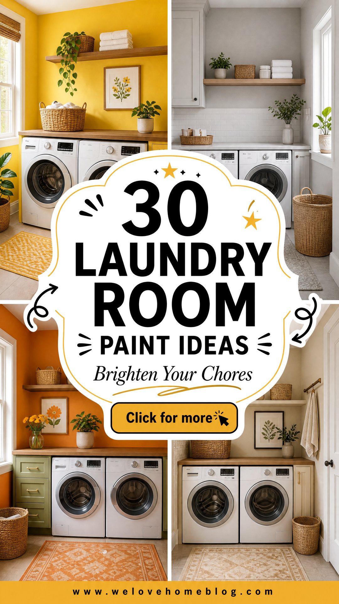 30 Laundry Room Paint Ideas to Brighten Your Chores - 30 Laundry Room Paint Ideas to Brighten Your Chores