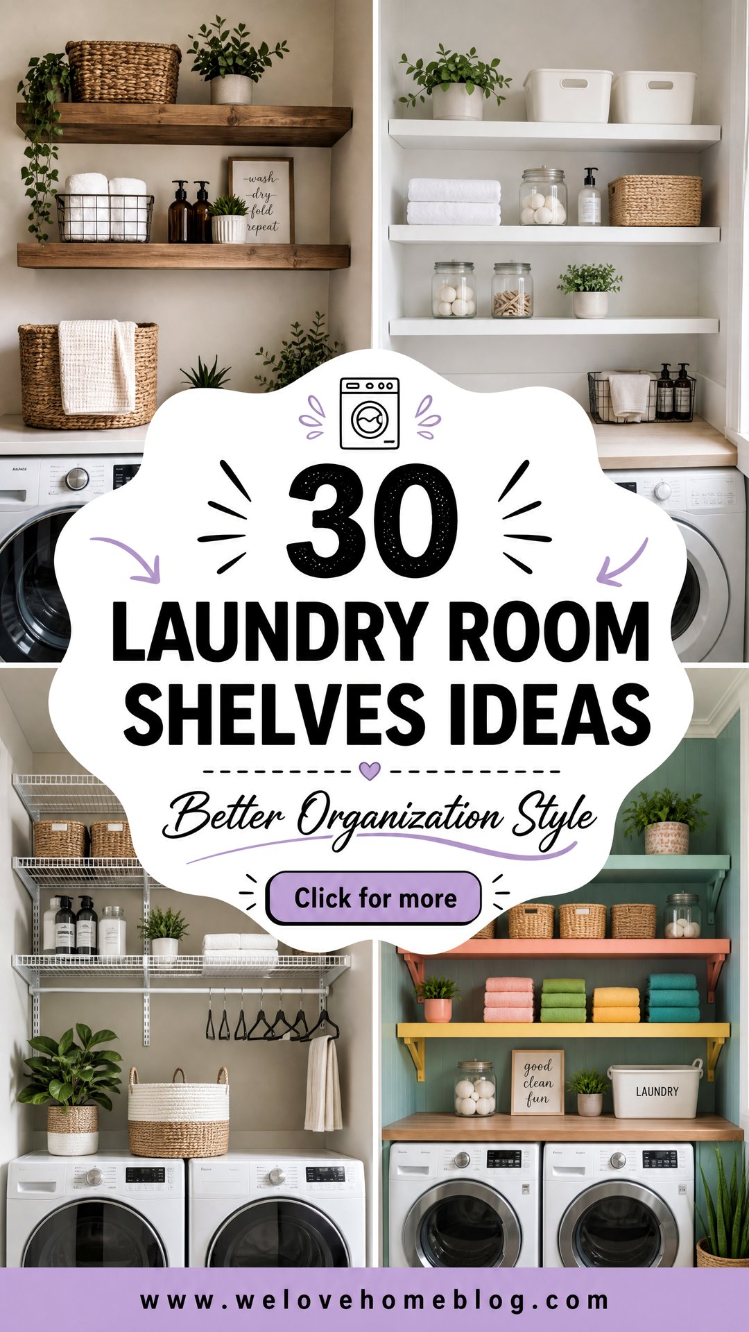 30 Laundry Room Shelves Ideas for Better Organization - 30 Laundry Room Shelves Ideas for Better Organization