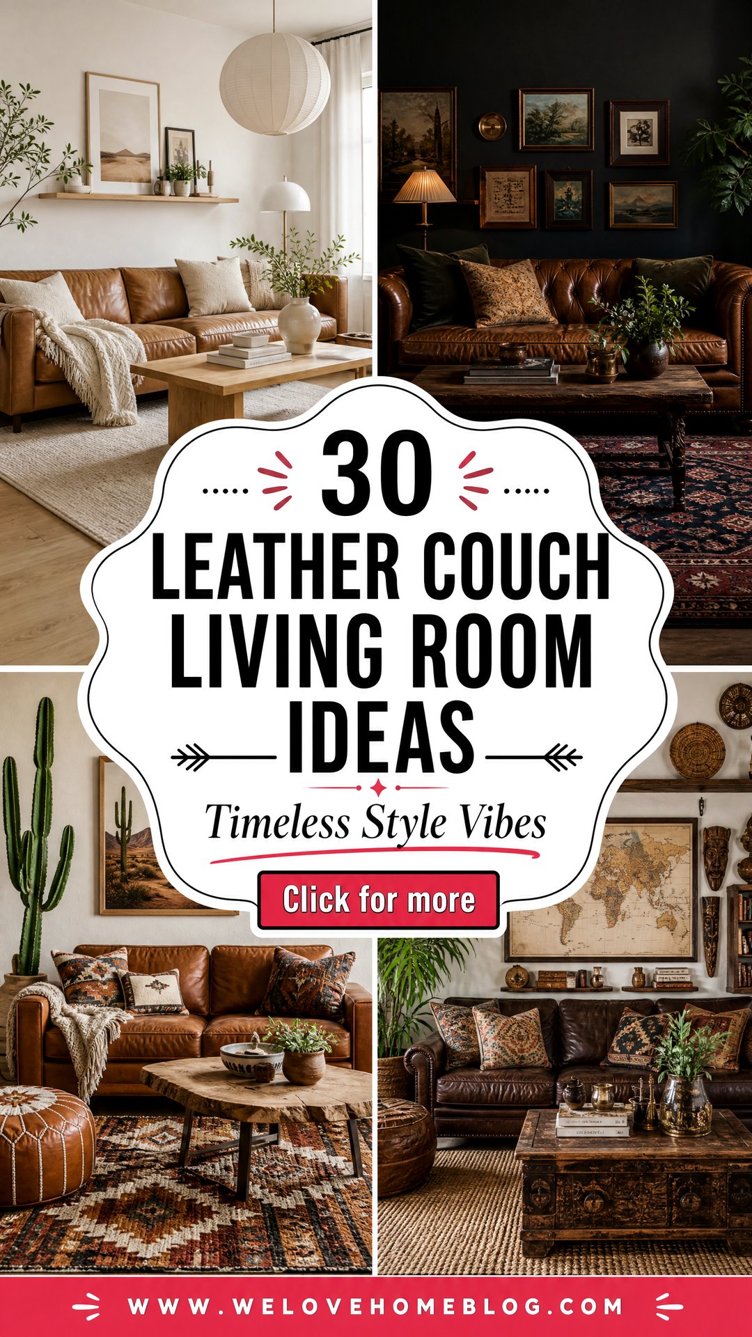 30 Leather Couch Living Room Ideas for Timeless Style - 30 Leather Couch Living Room Ideas for Timeless Style