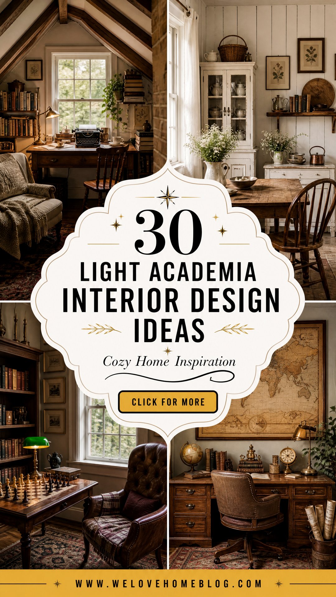 30 Light Academia Interior Design Ideas for a Cozy Home - 30 Light Academia Interior Design Ideas for a Cozy Home