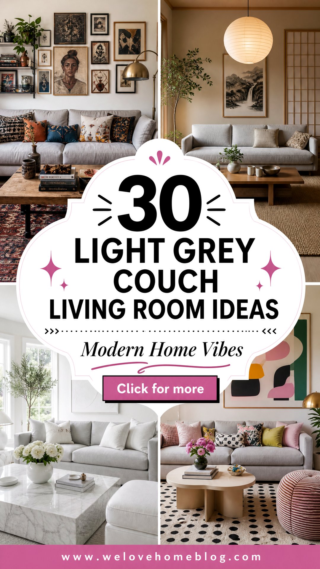 30 Light Grey Couch Living Room Ideas for Modern Homes - 30 Light Grey Couch Living Room Ideas for Modern Homes