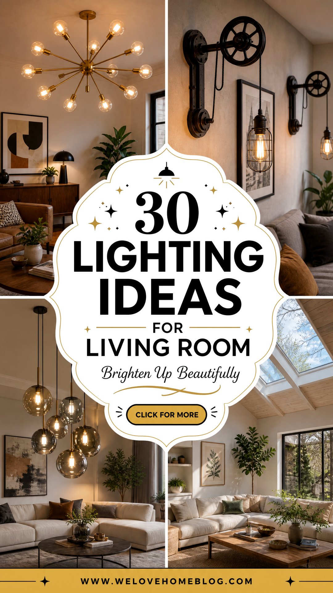 30 Lighting Ideas for Living Room Spaces to Brighten Up - 30 Lighting Ideas for Living Room Spaces to Brighten Up