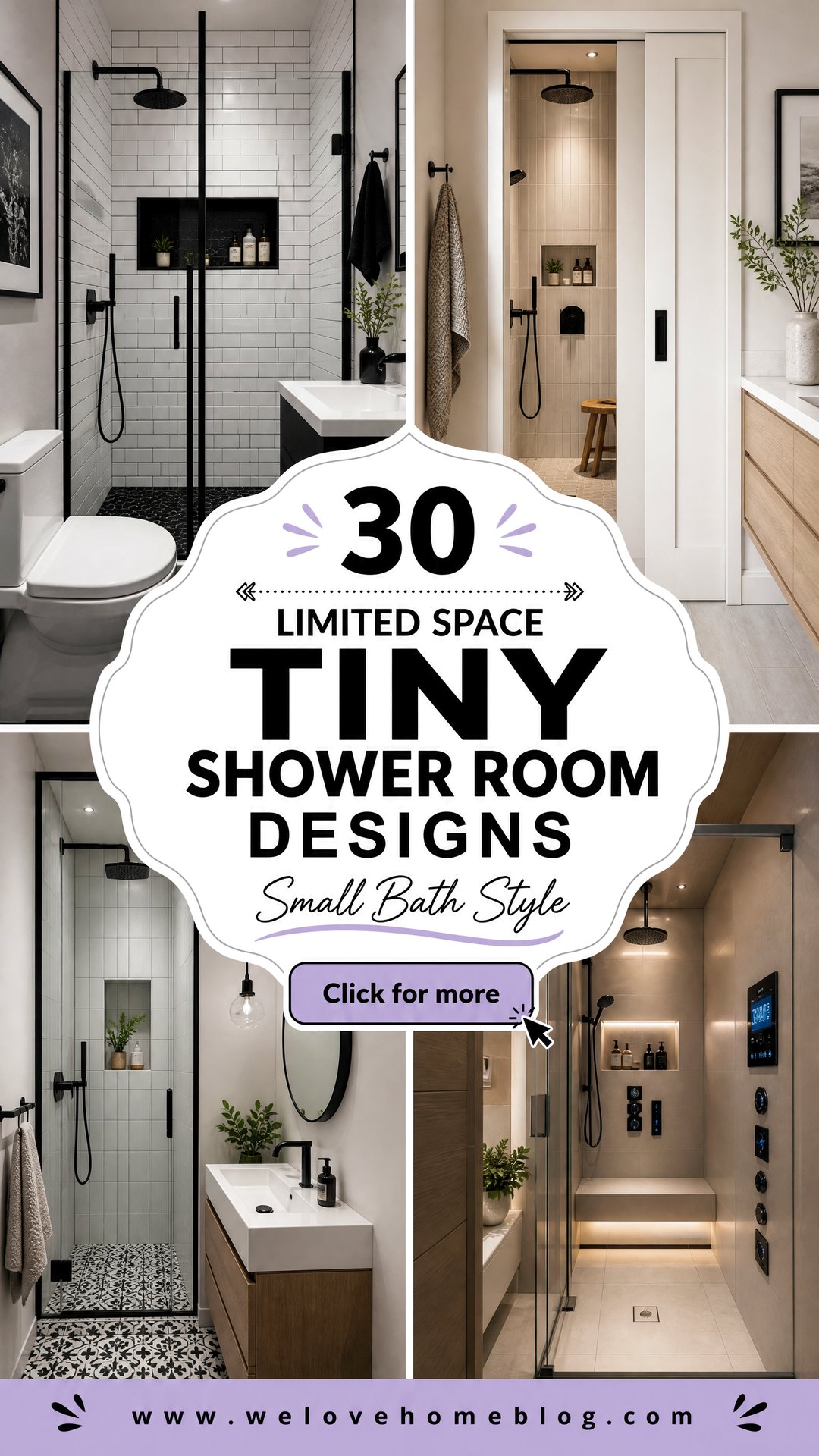 30 Limited Space Tiny Shower Room Designs for Small Baths - 30 Limited Space Tiny Shower Room Designs for Small Baths