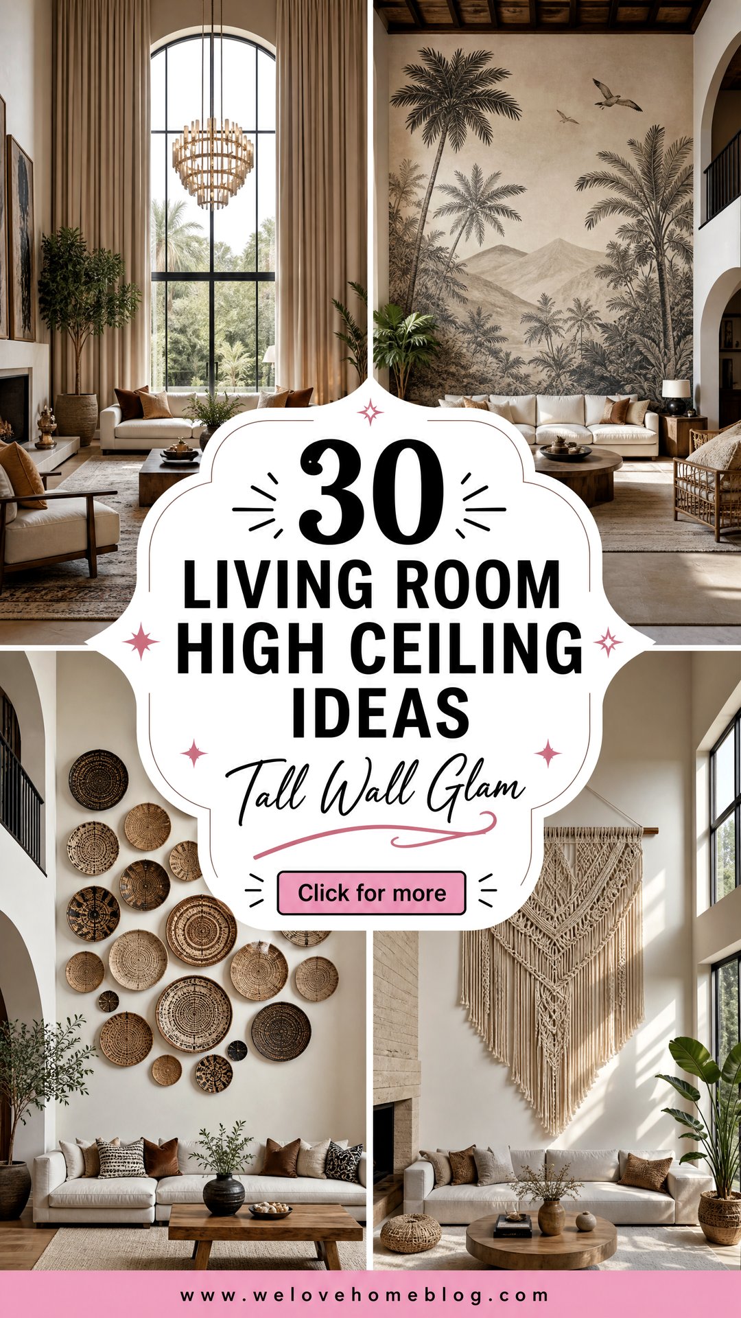 30 Living Room High Ceiling Wall Decor Ideas - 30 Living Room High Ceiling Wall Decor Ideas