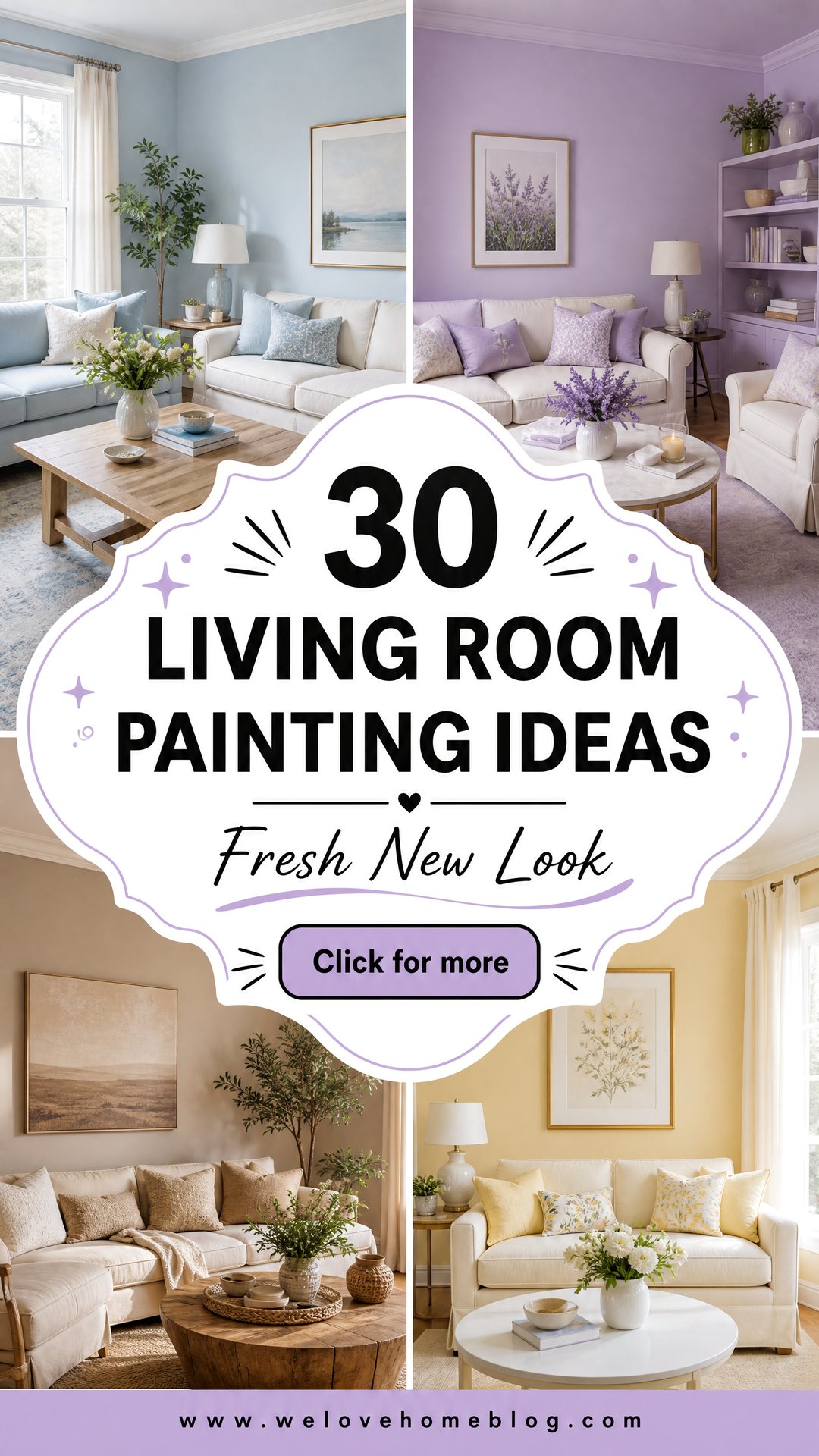 30 Living Room Painting Ideas for a Fresh New Look - 30 Living Room Painting Ideas for a Fresh New Look