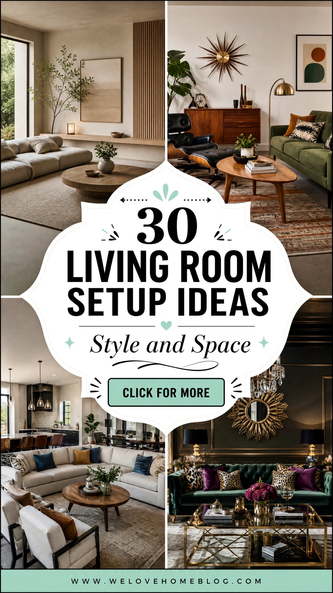 30 Living Room Setup Ideas for Every Style and Space - 30 Living Room Setup Ideas for Every Style and Space