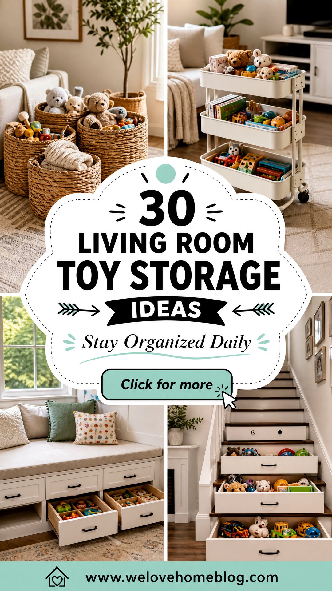 30 Living Room Toy Storage Ideas to Stay Organized - 30 Living Room Toy Storage Ideas to Stay Organized