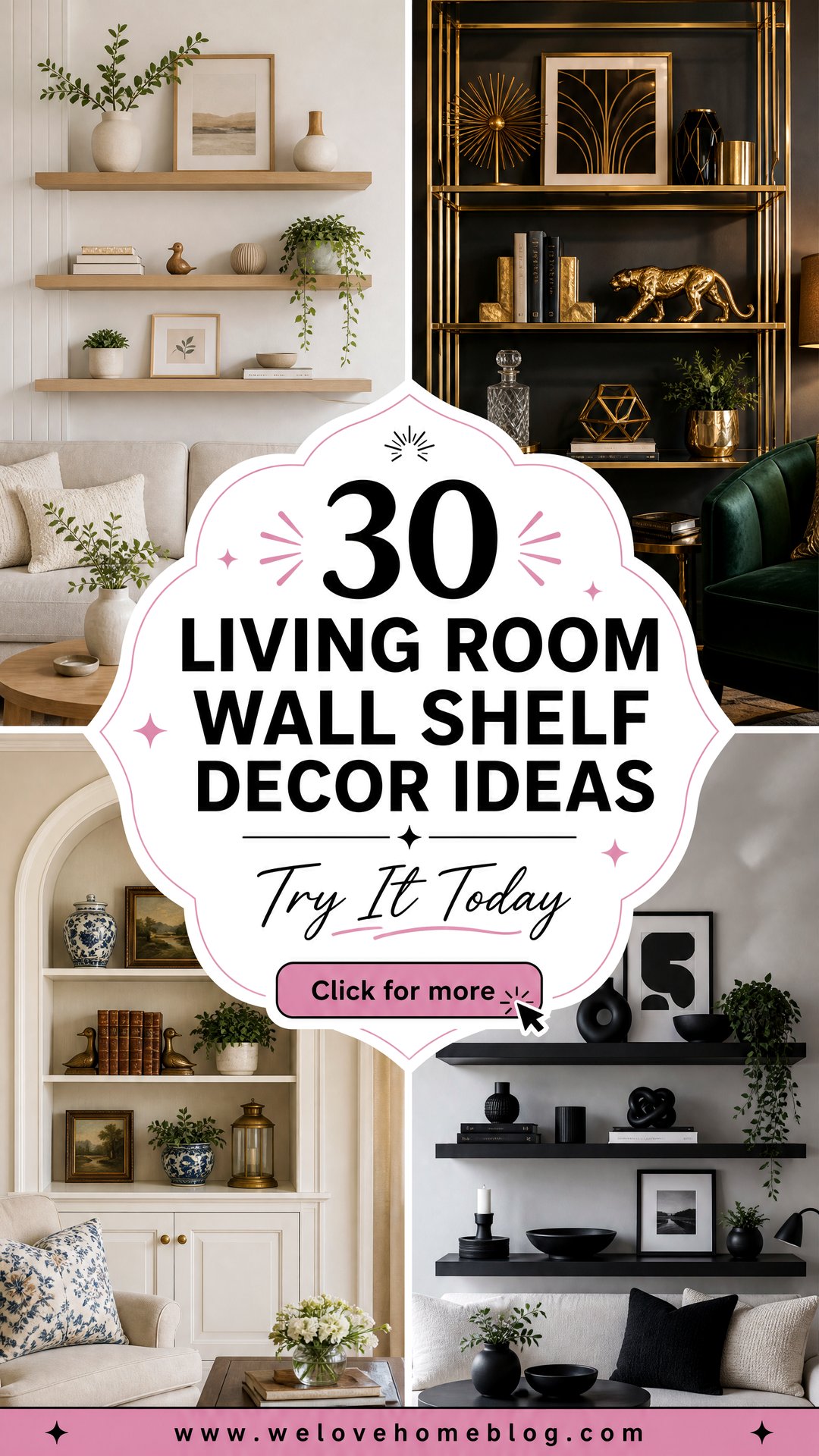 30 Living Room Wall Shelf Decor Ideas to Try Now - 30 Living Room Wall Shelf Decor Ideas to Try Now