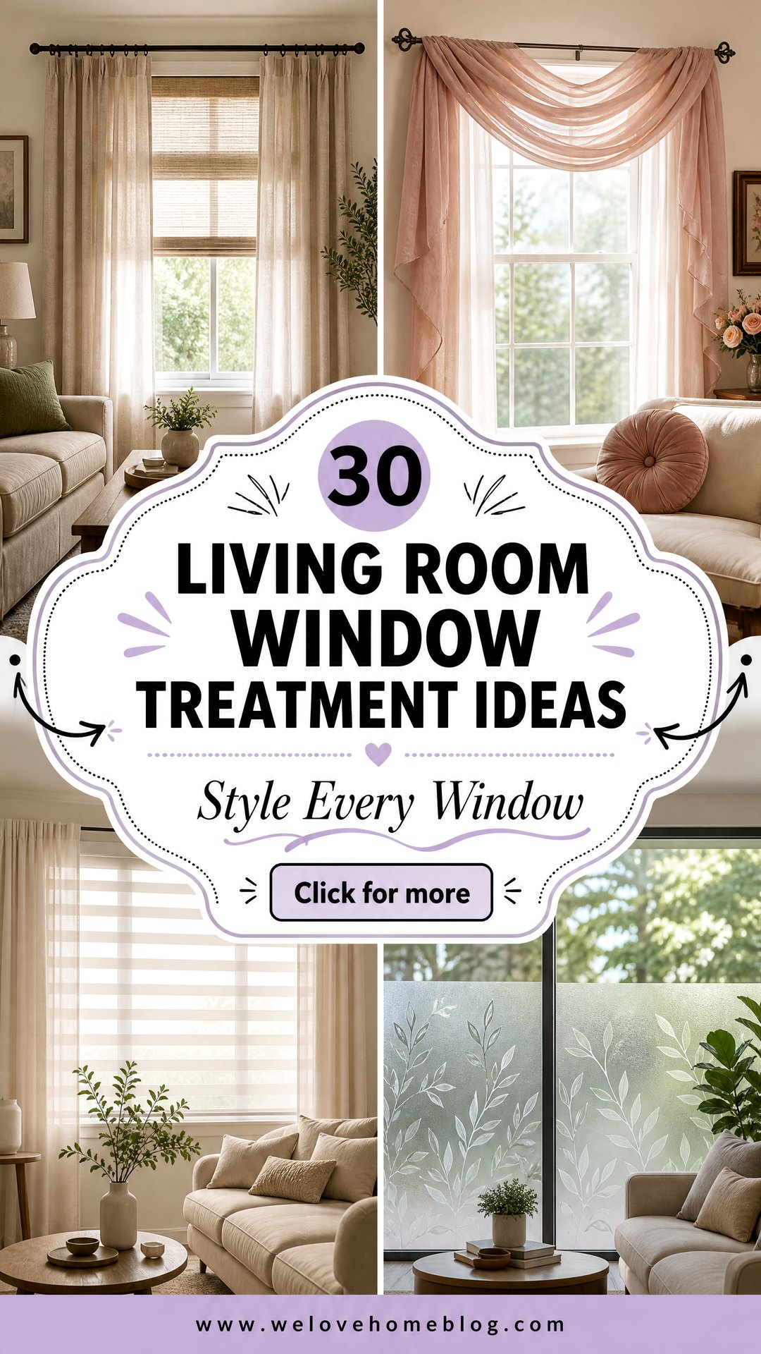 30 Living Room Window Treatment Ideas for Every Style - 30 Living Room Window Treatment Ideas for Every Style