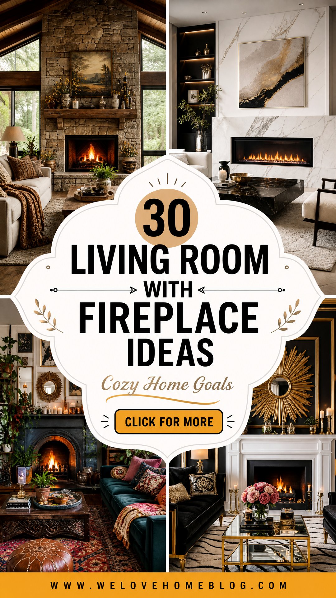 30 Living Room With Fireplace Ideas for a Cozy Home - 30 Living Room With Fireplace Ideas for a Cozy Home