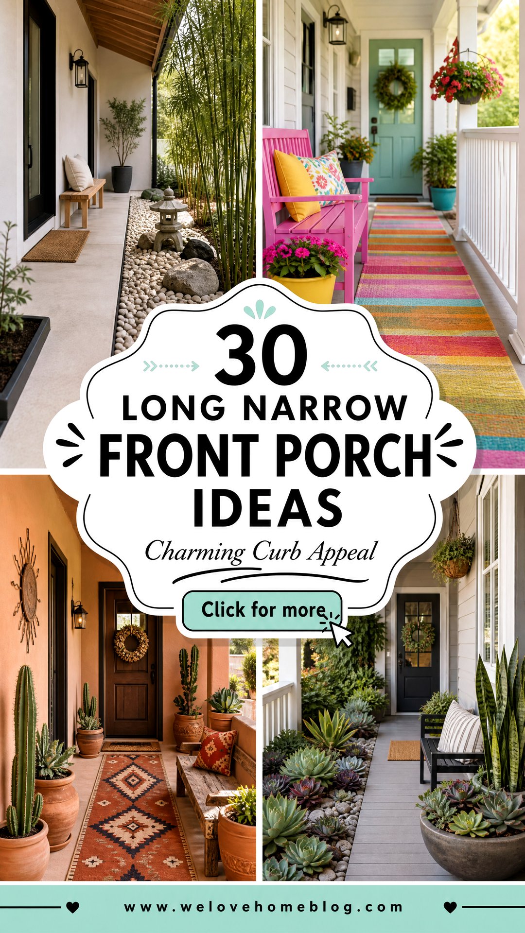 30 Long Narrow Front Porch Decorating Ideas to Try - 30 Long Narrow Front Porch Decorating Ideas to Try