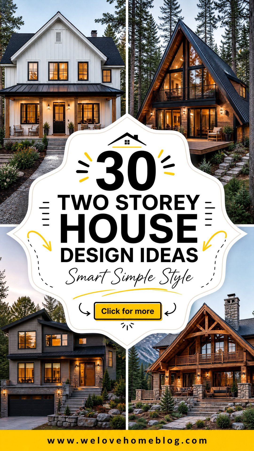 30 Low Budget Simple Two Storey House Design Ideas - 30 Low Budget Simple Two Storey House Design Ideas