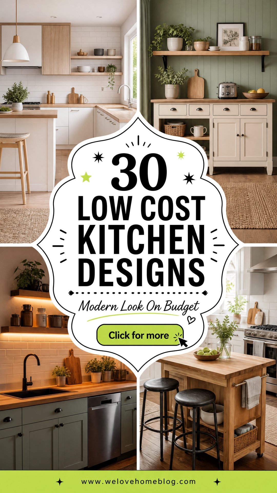 30 Low Cost Simple Kitchen Designs for a Modern Look - 30 Low Cost Simple Kitchen Designs for a Modern Look