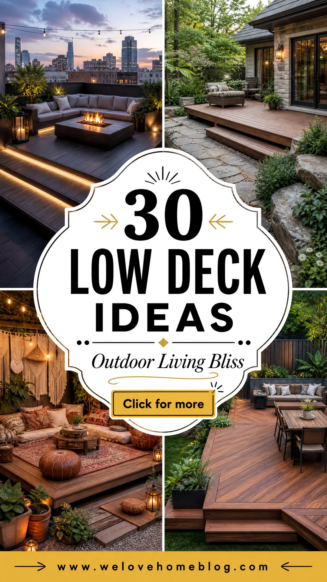 30 Low Deck Ideas for a Perfect Outdoor Living Space - 30 Low Deck Ideas for a Perfect Outdoor Living Space