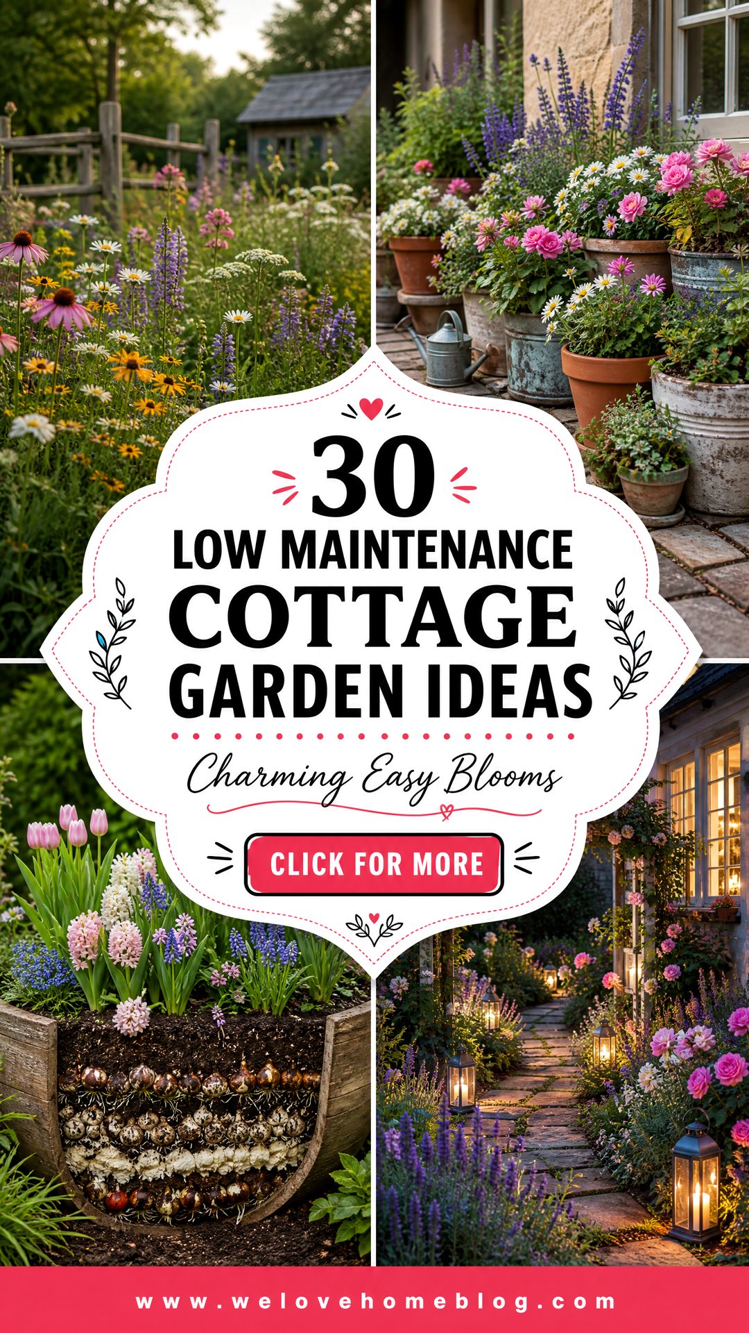 30 Low Maintenance Cottage Garden Ideas for Any Yard - 30 Low Maintenance Cottage Garden Ideas for Any Yard