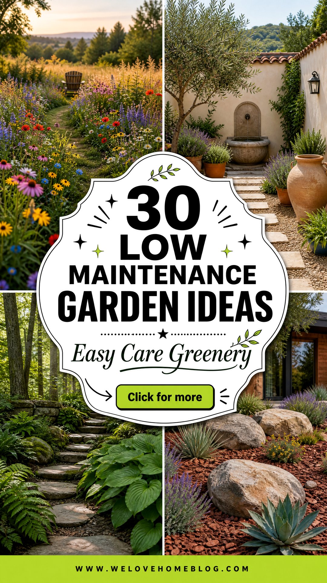 30 Low Maintenance Garden Ideas for Busy Homeowners - 30 Low Maintenance Garden Ideas for Busy Homeowners