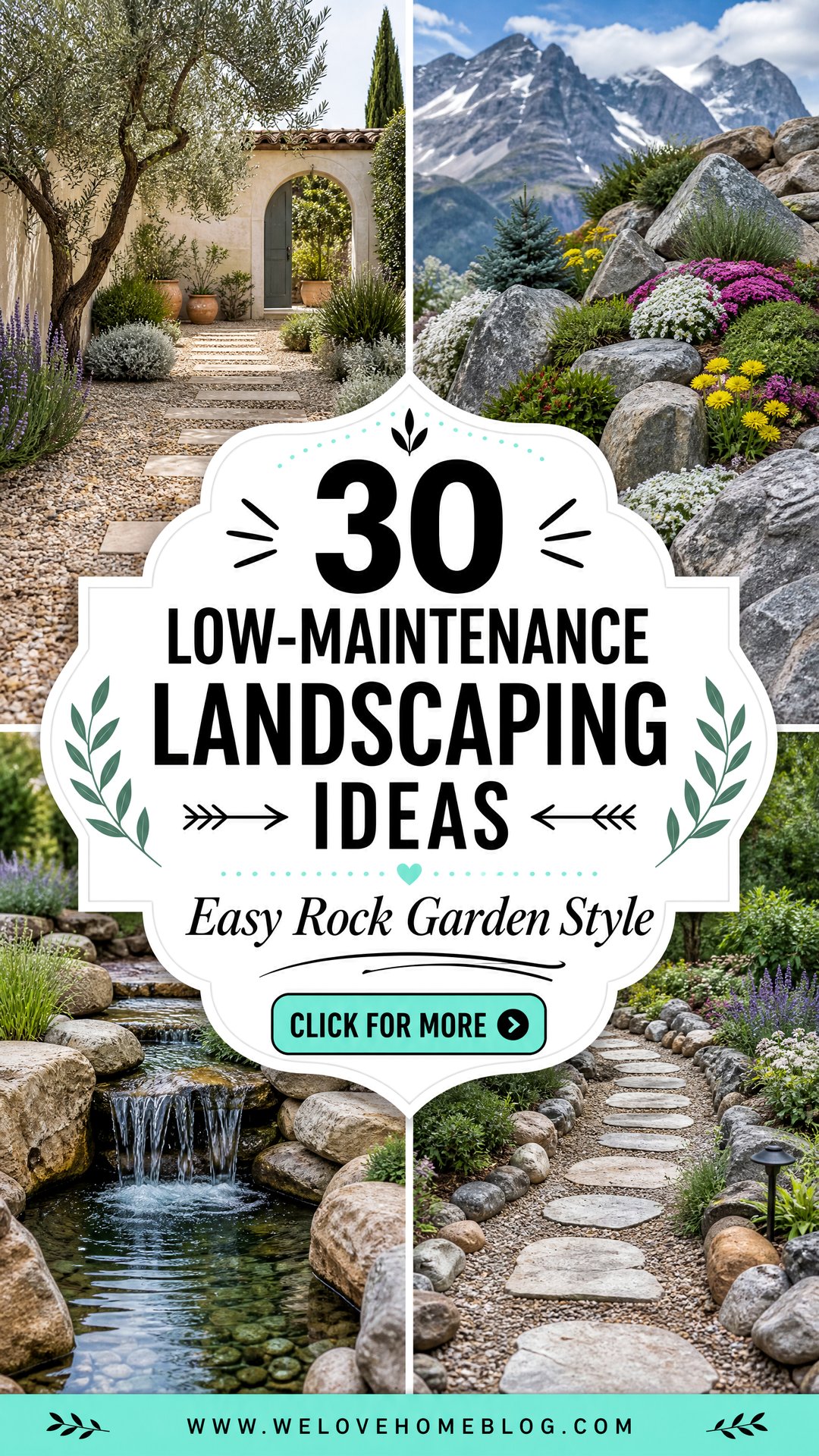 30 Low-Maintenance Landscaping Ideas with Rocks - 30 Low-Maintenance Landscaping Ideas with Rocks