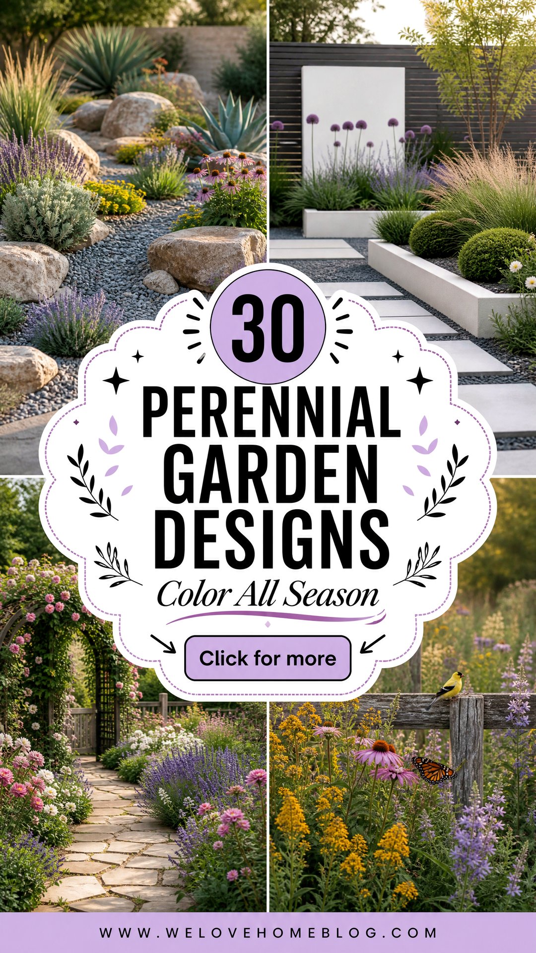 30 Low Maintenance Perennial Garden Designs for Color - 30 Low Maintenance Perennial Garden Designs for Color