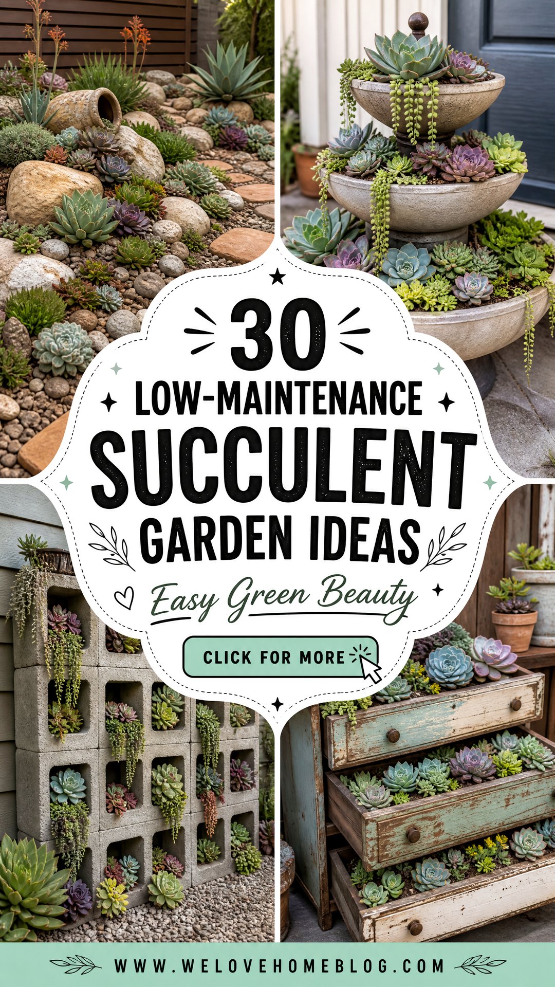 30 Low-Maintenance Succulent Garden Ideas for Any Space - 30 Low-Maintenance Succulent Garden Ideas for Any Space