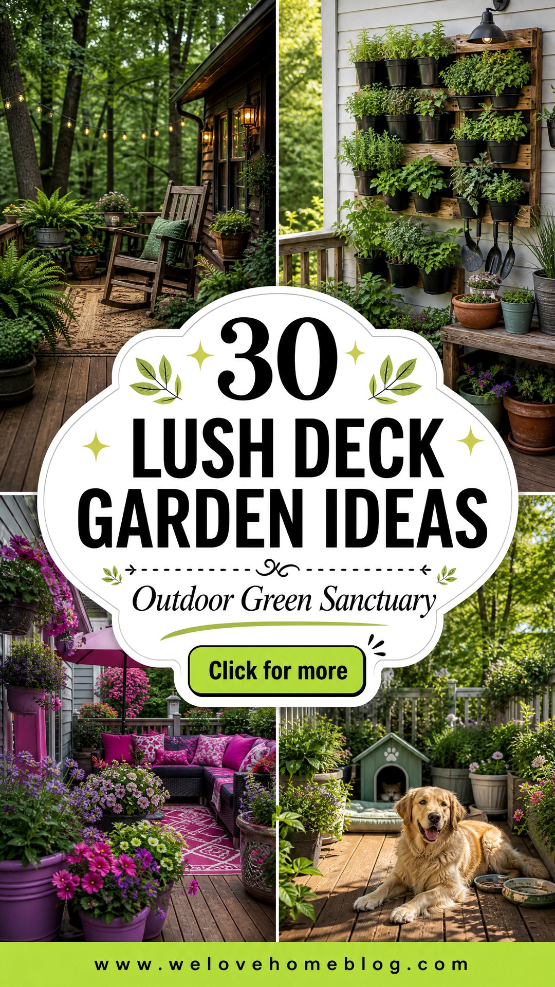 30 Lush Deck Garden Ideas for Your Outdoor Sanctuary - 30 Lush Deck Garden Ideas for Your Outdoor Sanctuary