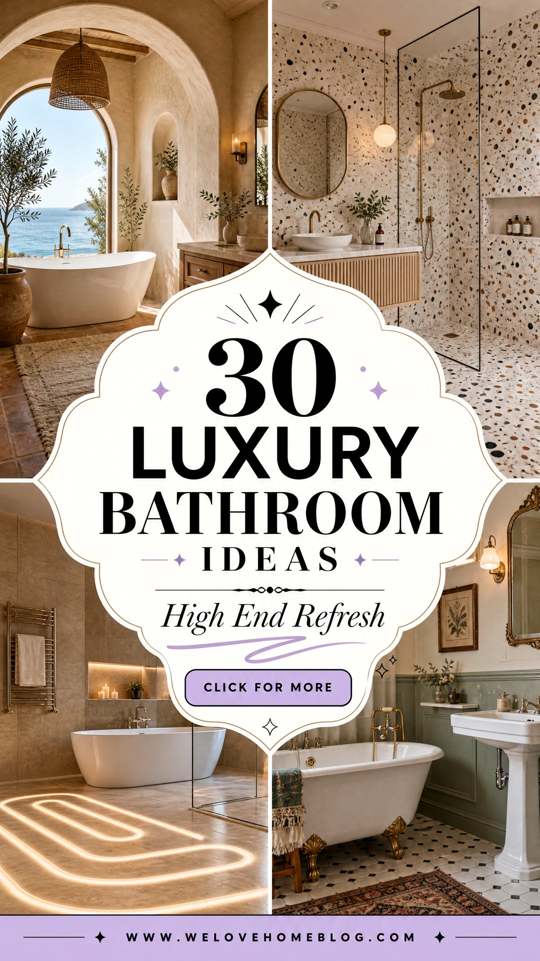 30 Luxury Bathroom Ideas for a High-End Home Refresh - 30 Luxury Bathroom Ideas for a High-End Home Refresh