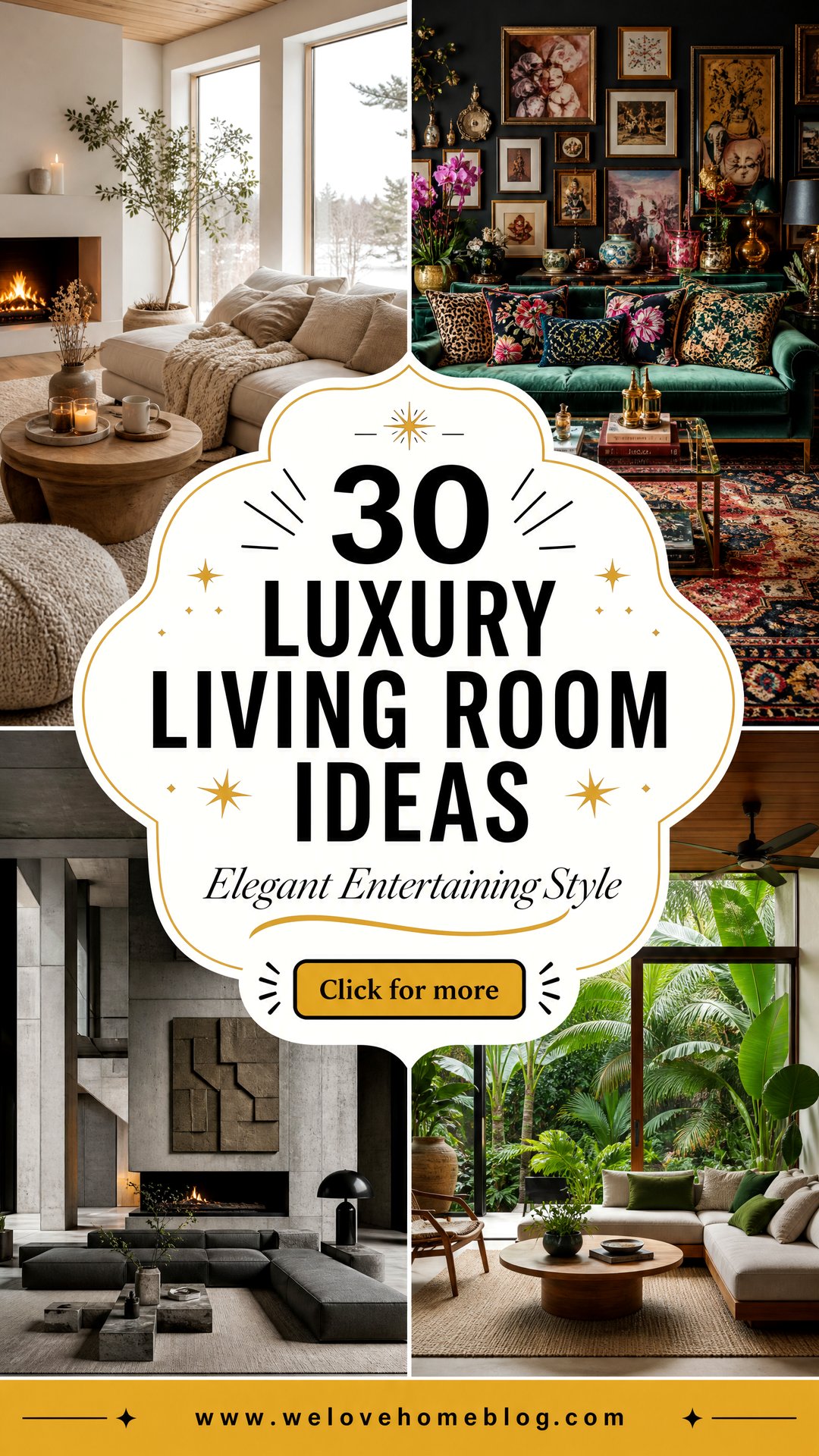 30 Luxury Living Room Ideas for Elegant Entertaining - 30 Luxury Living Room Ideas for Elegant Entertaining
