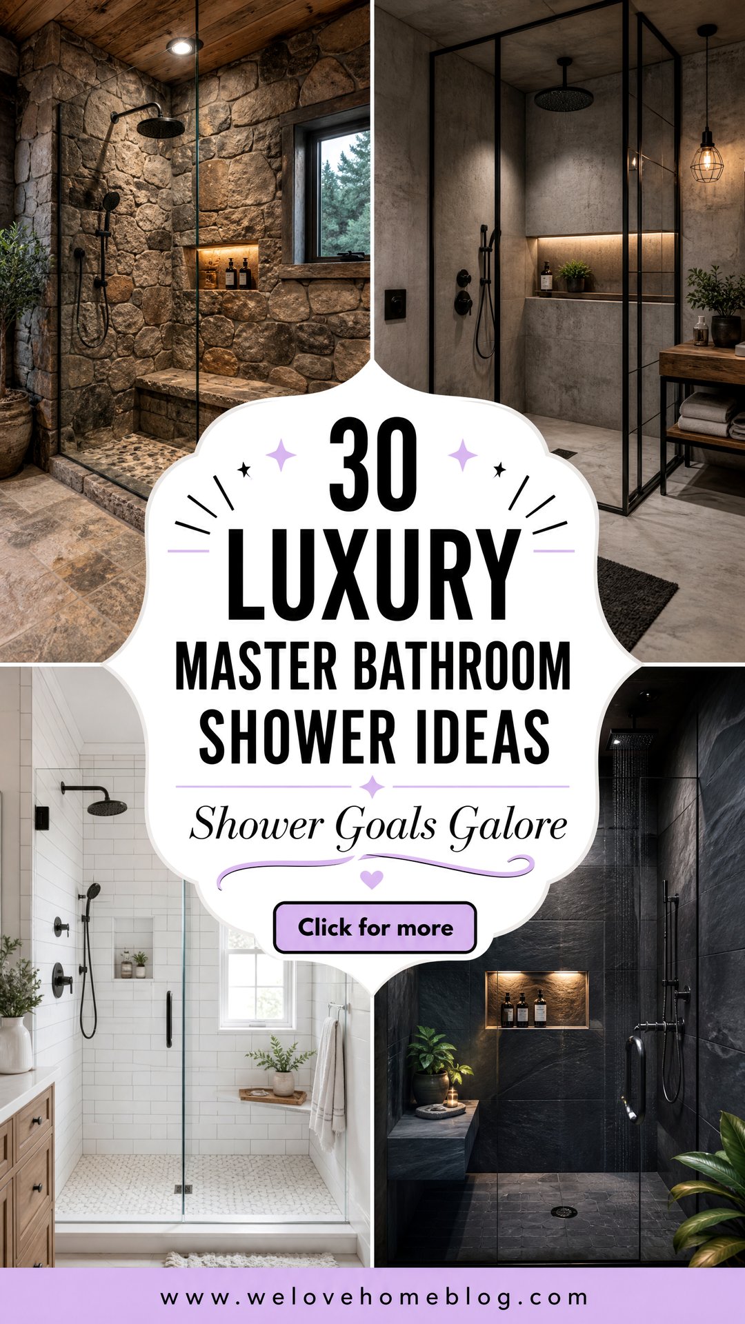 30 Luxury Master Bathroom Shower Ideas for Homeowners - 30 Luxury Master Bathroom Shower Ideas for Homeowners