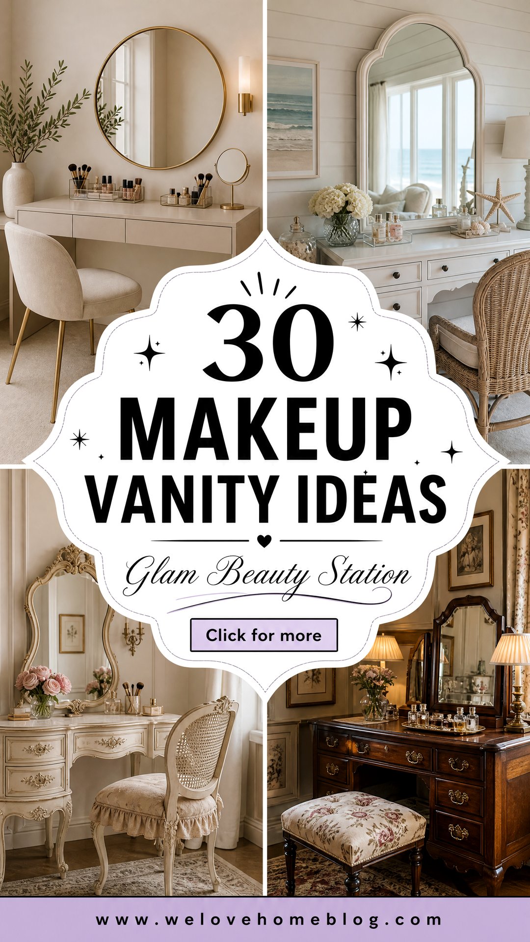 30 Makeup Vanity Ideas for a Glamorous Beauty Station - 30 Makeup Vanity Ideas for a Glamorous Beauty Station