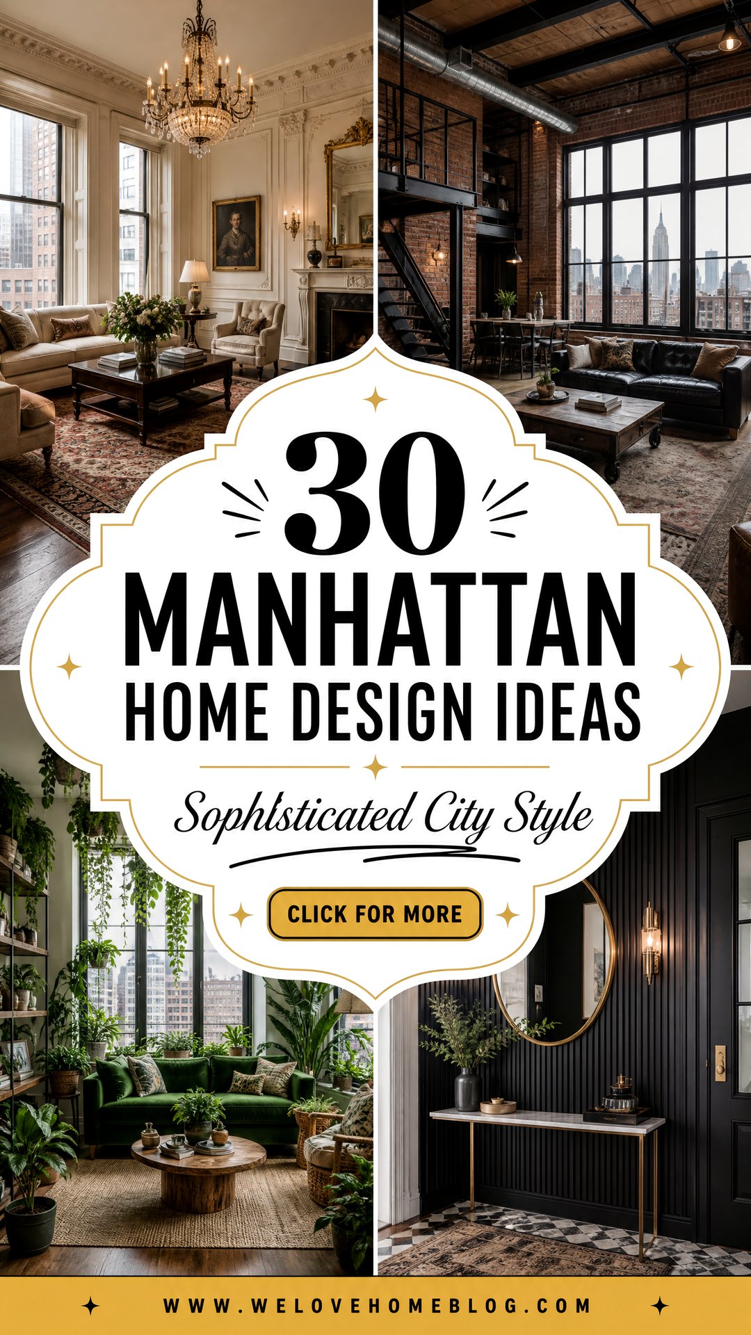 30 Manhattan Home Design Ideas for Sophisticated City Style - 30 Manhattan Home Design Ideas for Sophisticated City Style