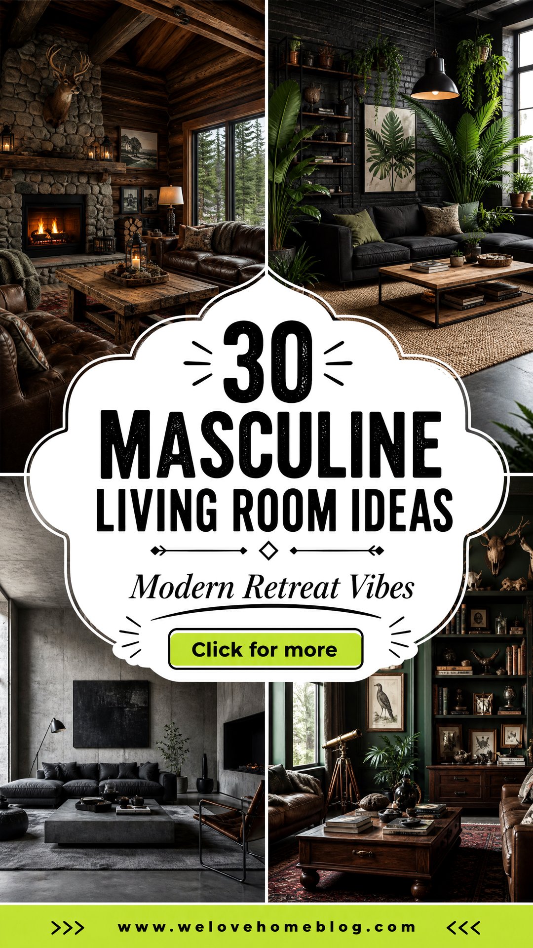 30 Masculine Living Room Ideas for a Modern Retreat - 30 Masculine Living Room Ideas for a Modern Retreat