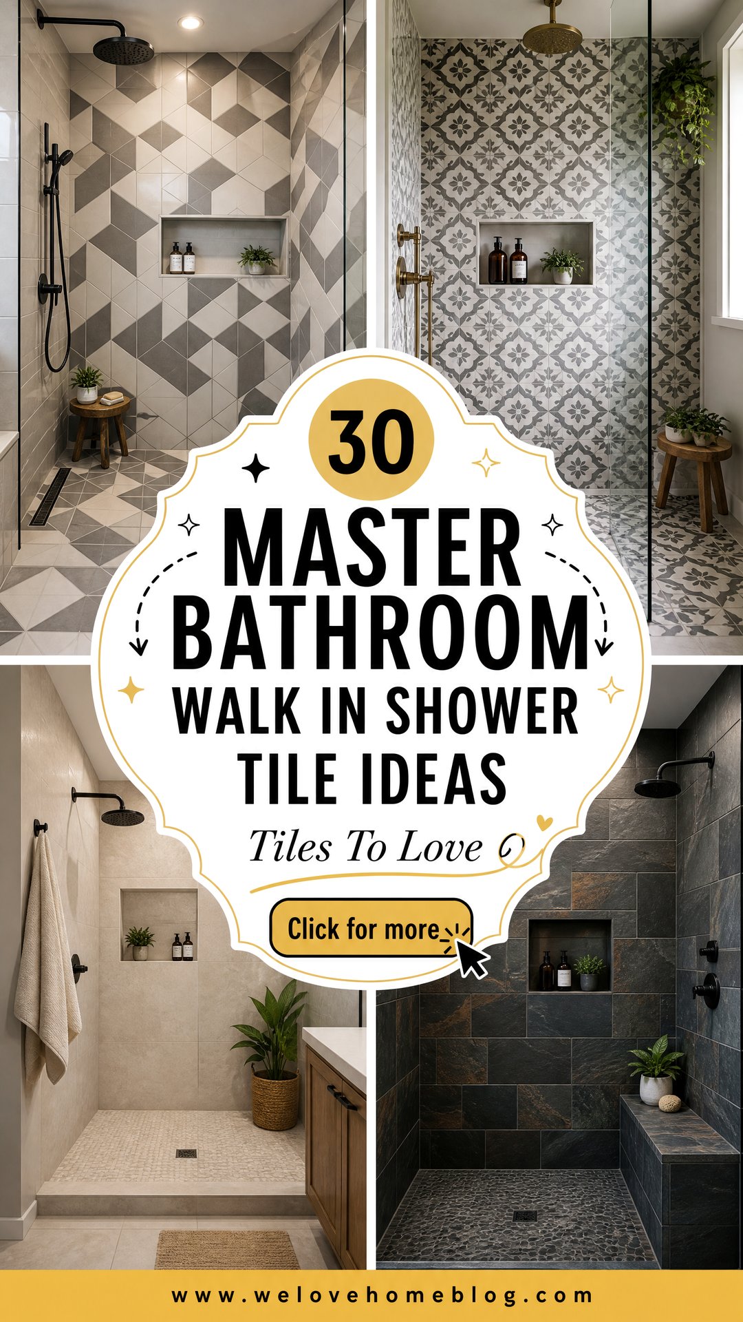 30 Master Bathroom Walk In Shower Tile Ideas to Love - 30 Master Bathroom Walk In Shower Tile Ideas to Love
