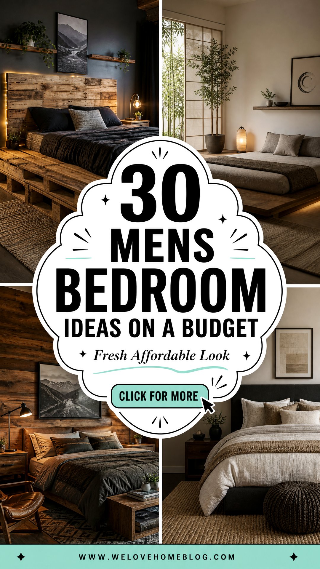 30 Mens Bedroom Ideas on a Budget for a Fresh Look - 30 Mens Bedroom Ideas on a Budget for a Fresh Look