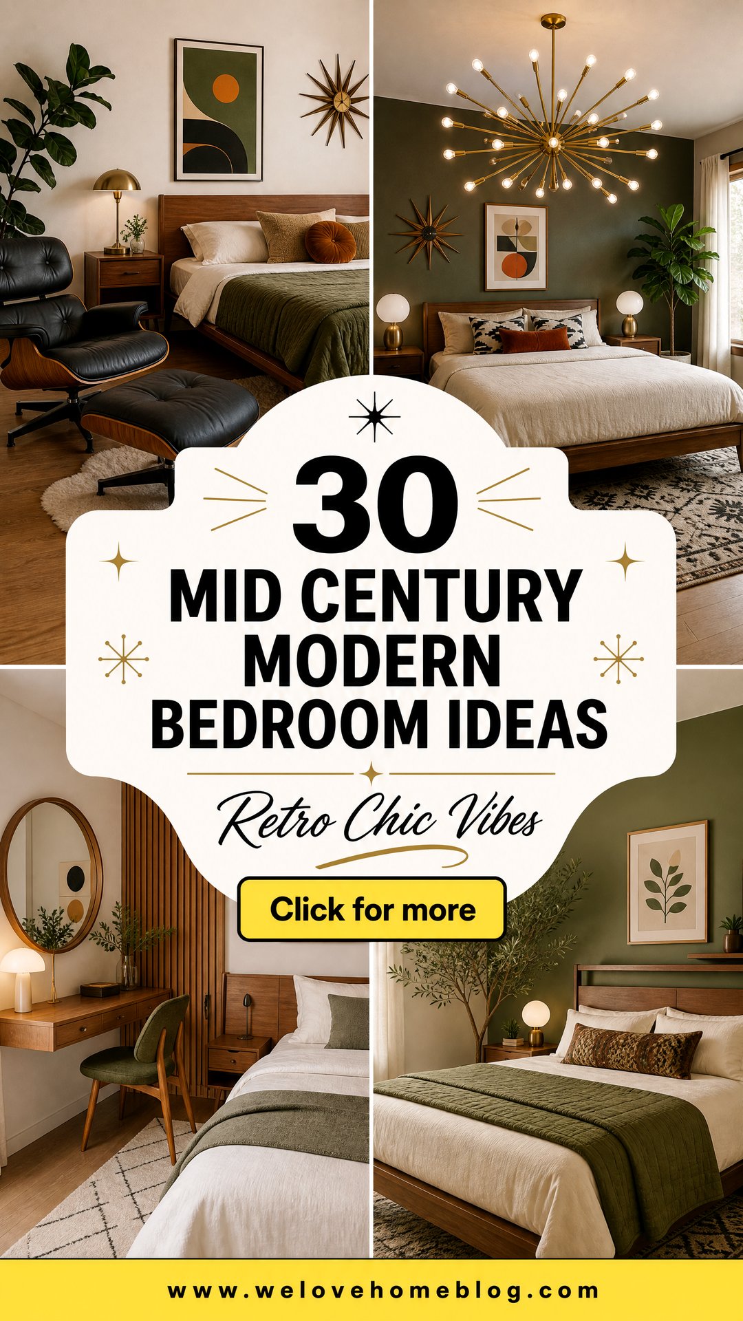 30 Mid Century Modern Bedroom Ideas for Retro Chic - 30 Mid Century Modern Bedroom Ideas for Retro Chic