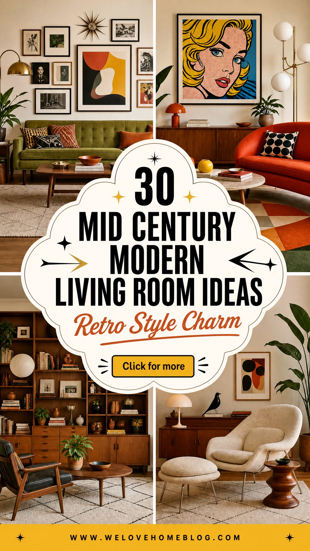 30 Mid Century Modern Living Room Ideas for Style - 30 Mid Century Modern Living Room Ideas for Style