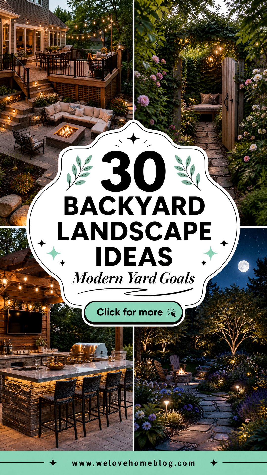 30 Modern Backyard Landscape Ideas for Every Home - 30 Modern Backyard Landscape Ideas for Every Home