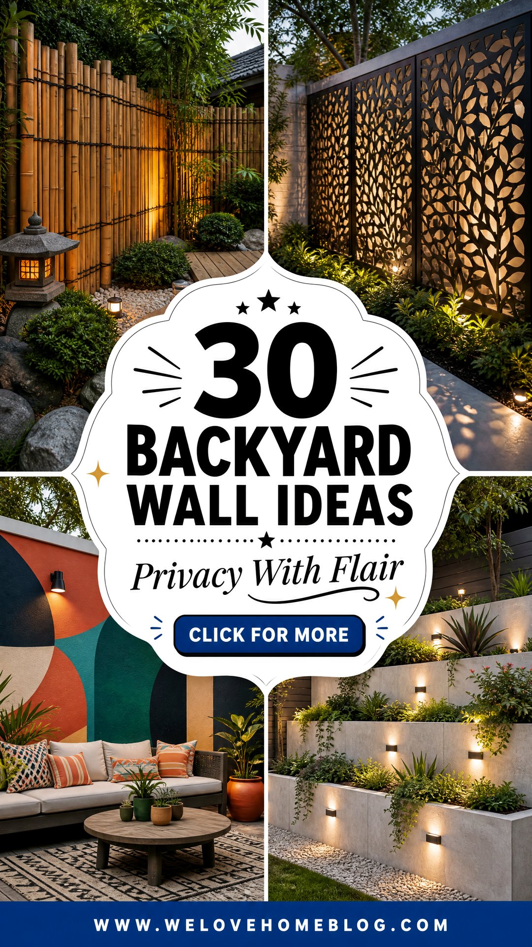30 Modern Backyard Wall Ideas for Privacy and Style - 30 Modern Backyard Wall Ideas for Privacy and Style