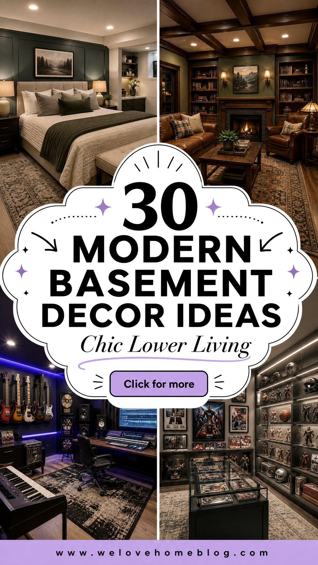30 Modern Basement Decor Ideas for a Chic Lower Level - 30 Modern Basement Decor Ideas for a Chic Lower Level