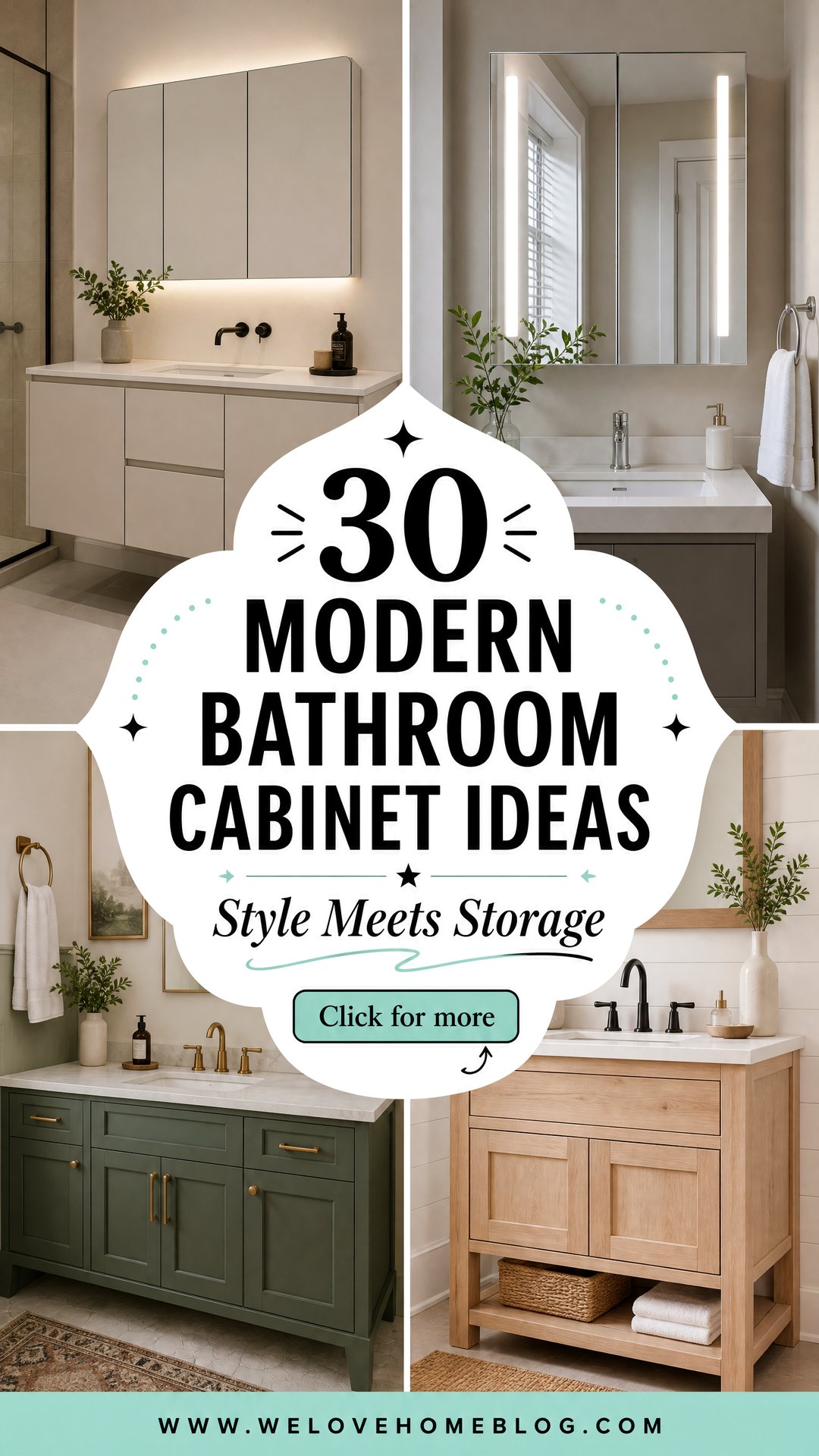 30 Modern Bathroom Cabinet Ideas for Style and Storage - 30 Modern Bathroom Cabinet Ideas for Style and Storage