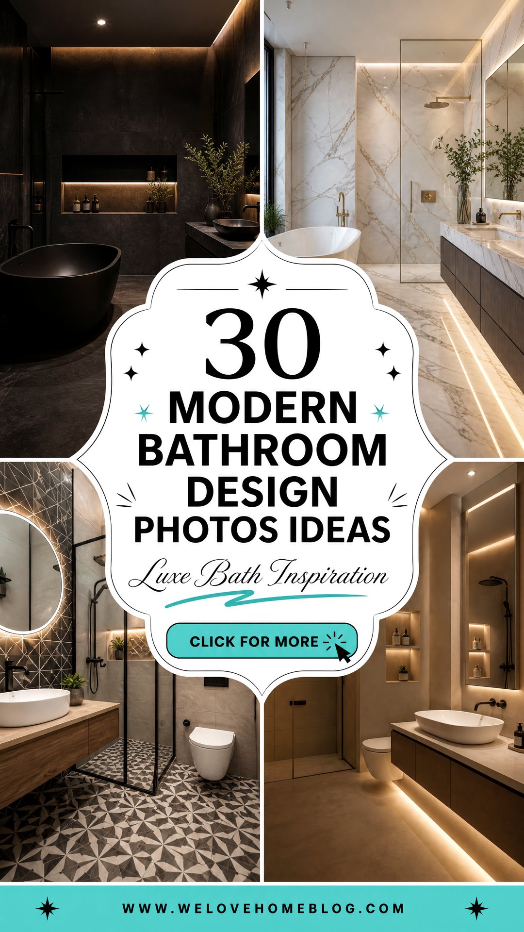 30 Modern Bathroom Design Photos Ideas to Inspire - 30 Modern Bathroom Design Photos Ideas to Inspire