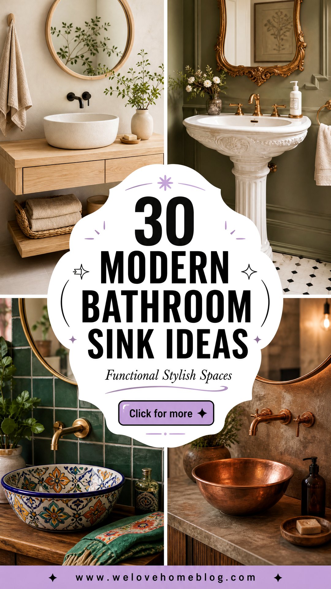 30 Modern Bathroom Sink Ideas for a Functional Space - 30 Modern Bathroom Sink Ideas for a Functional Space
