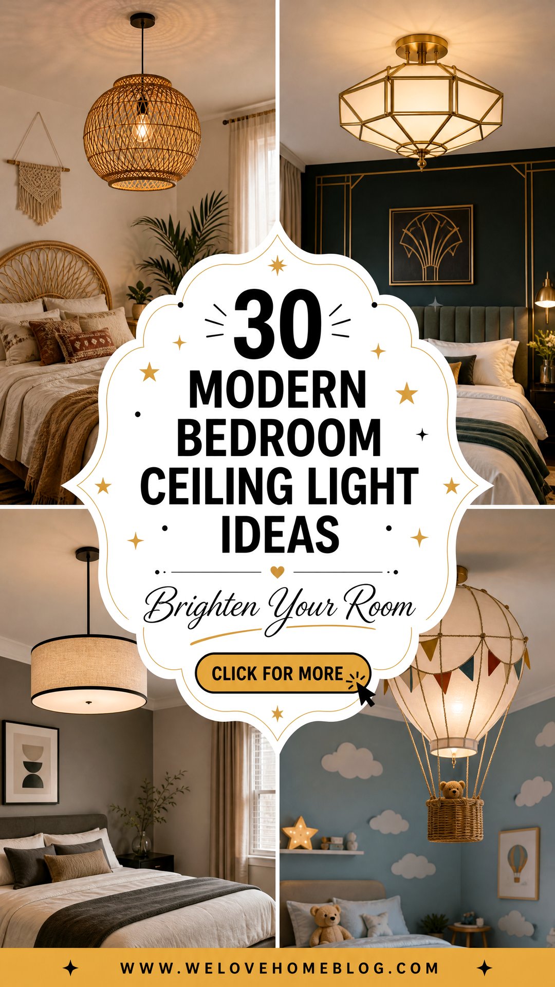 30 Modern Bedroom Ceiling Light Ideas to Brighten Up - 30 Modern Bedroom Ceiling Light Ideas to Brighten Up