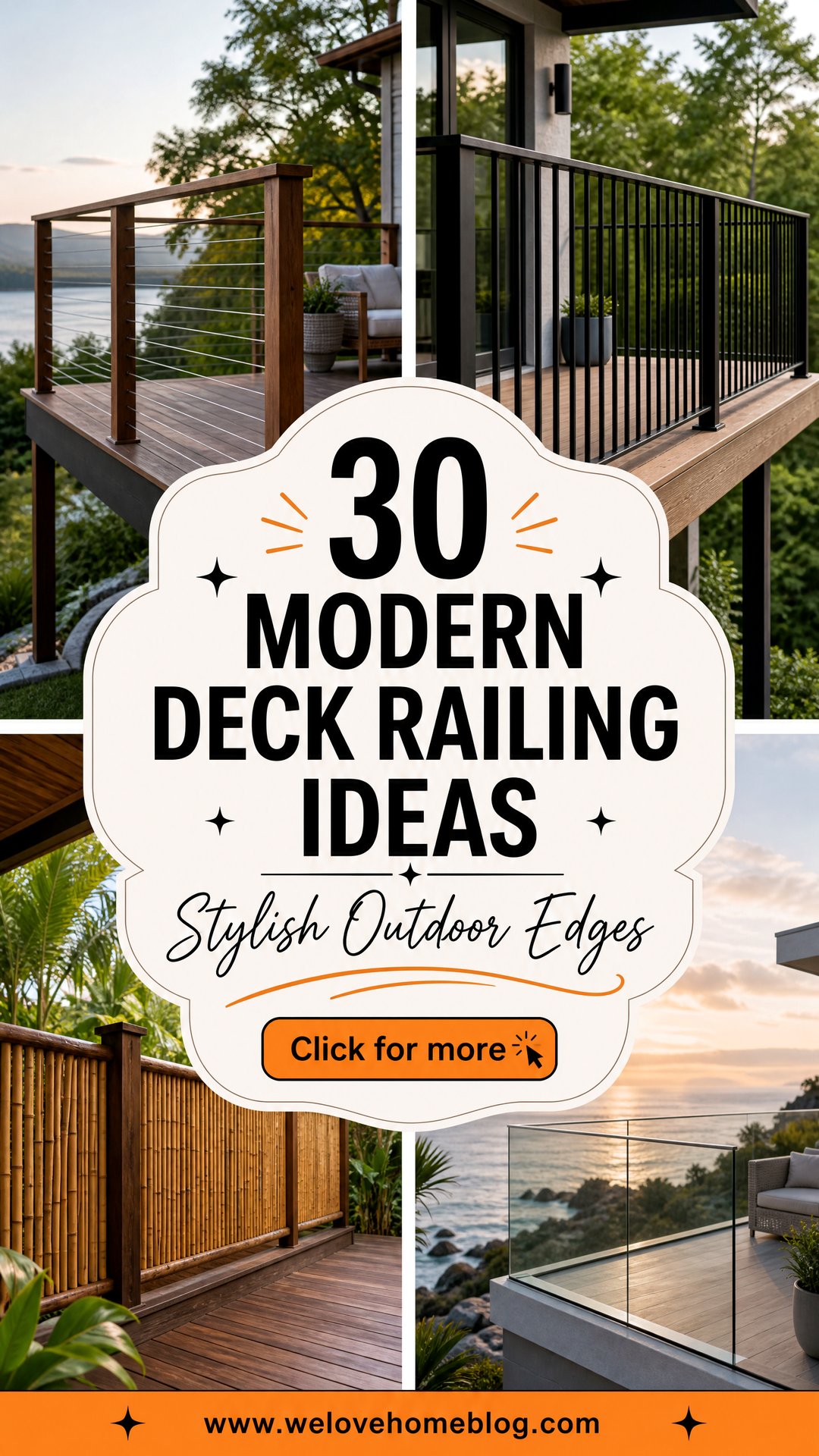 30 Modern Deck Railing Ideas for a Stylish Exterior - 30 Modern Deck Railing Ideas for a Stylish Exterior