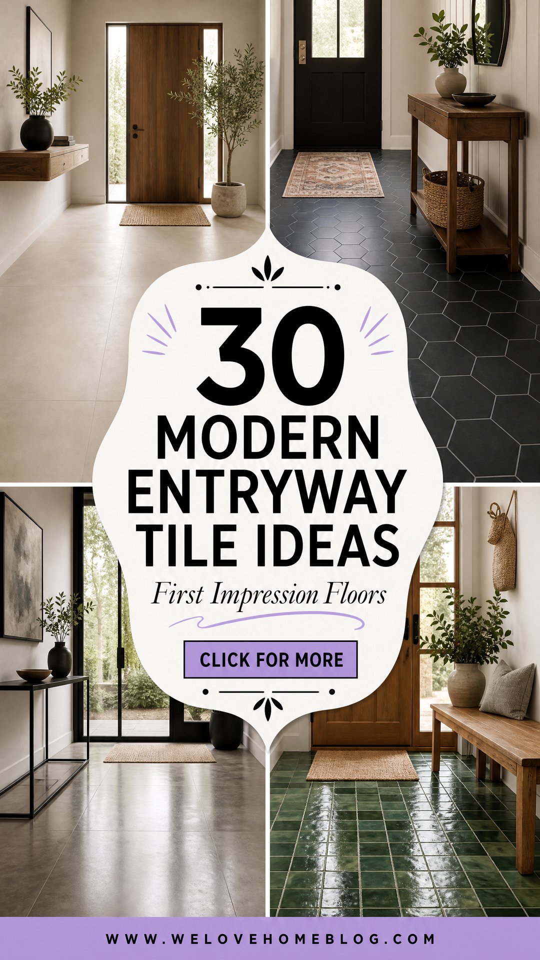 30 Modern Entryway Tile Ideas for a Lasting Impression - 30 Modern Entryway Tile Ideas for a Lasting Impression