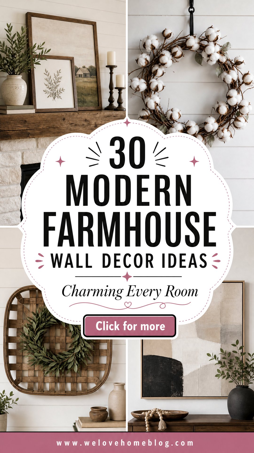 30 Modern Farmhouse Wall Decor Ideas for Every Room - 30 Modern Farmhouse Wall Decor Ideas for Every Room