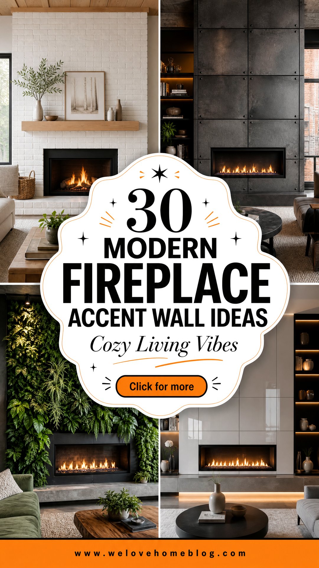 30 Modern Fireplace Accent Wall Ideas for Living Rooms - 30 Modern Fireplace Accent Wall Ideas for Living Rooms